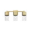Mirza Clear Glass Vanity Light - 3 Light