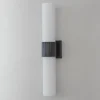 Mirza Opal Glass Bath Sconce - 2 Light