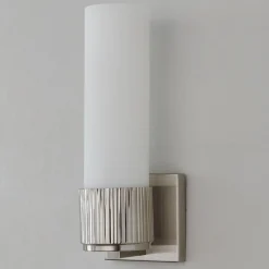 Mirza Opal Glass Bath Sconce - 1 Light
