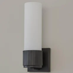 Mirza Opal Glass Bath Sconce - 1 Light