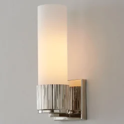 Mirza Opal Glass Bath Sconce - 1 Light