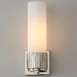 Mirza Opal Glass Bath Sconce - 1 Light