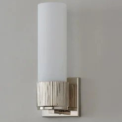 Mirza Opal Glass Bath Sconce - 1 Light