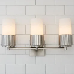 Mirza Opal Glass Vanity Light - 3 Light