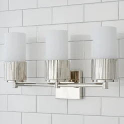 Mirza Opal Glass Vanity Light - 3 Light