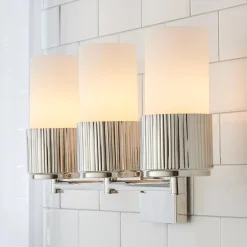Mirza Opal Glass Vanity Light - 3 Light