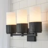 Mirza Opal Glass Vanity Light - 3 Light