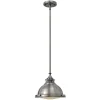 Mixed Metal Schoolhouse Pendant - Small