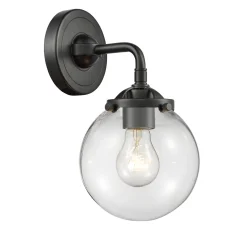 Mod Mix Clear Globe Sconce