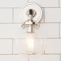 Mod Mix Clear Globe Sconce