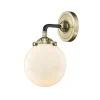 Mod Mix White Globe Sconce