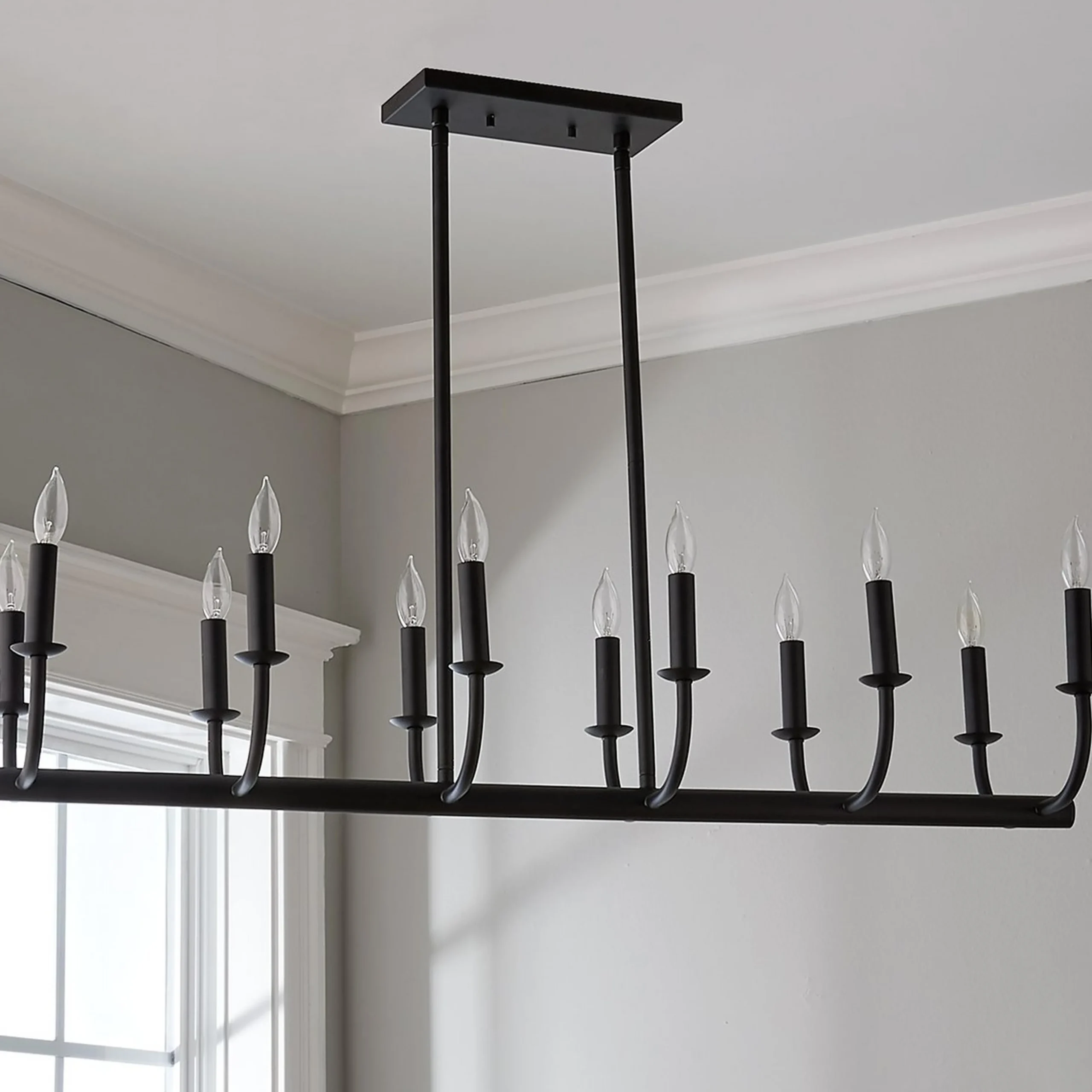 Moderately Modern Island Chandelier