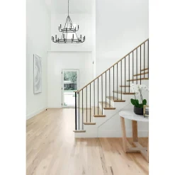 Moderately Modern Two-Tier Chandelier