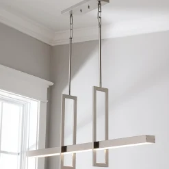 Modern Balance Beam LED Island Chandelier