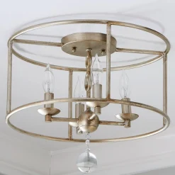 Modern Cage Ceiling Light