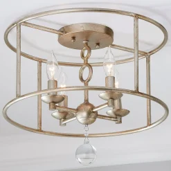 Modern Cage Ceiling Light