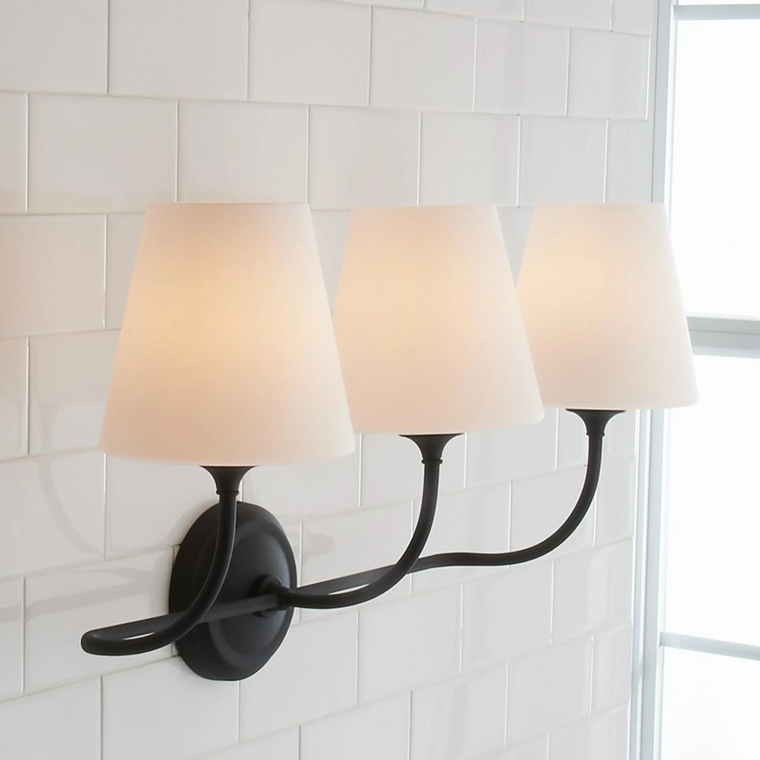 Modern Charleston Vanity Light - 3 Light