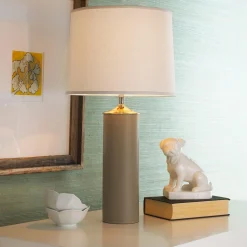 Modern Cylinder Ceramic Table Lamp