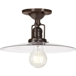 Modern Glass Saucer Restoration Ceiling Light