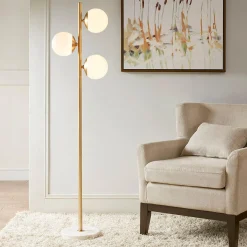 Modern Globes Vertical Floor Lamp