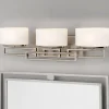 Modern Grid Vanity Light - 3 Light