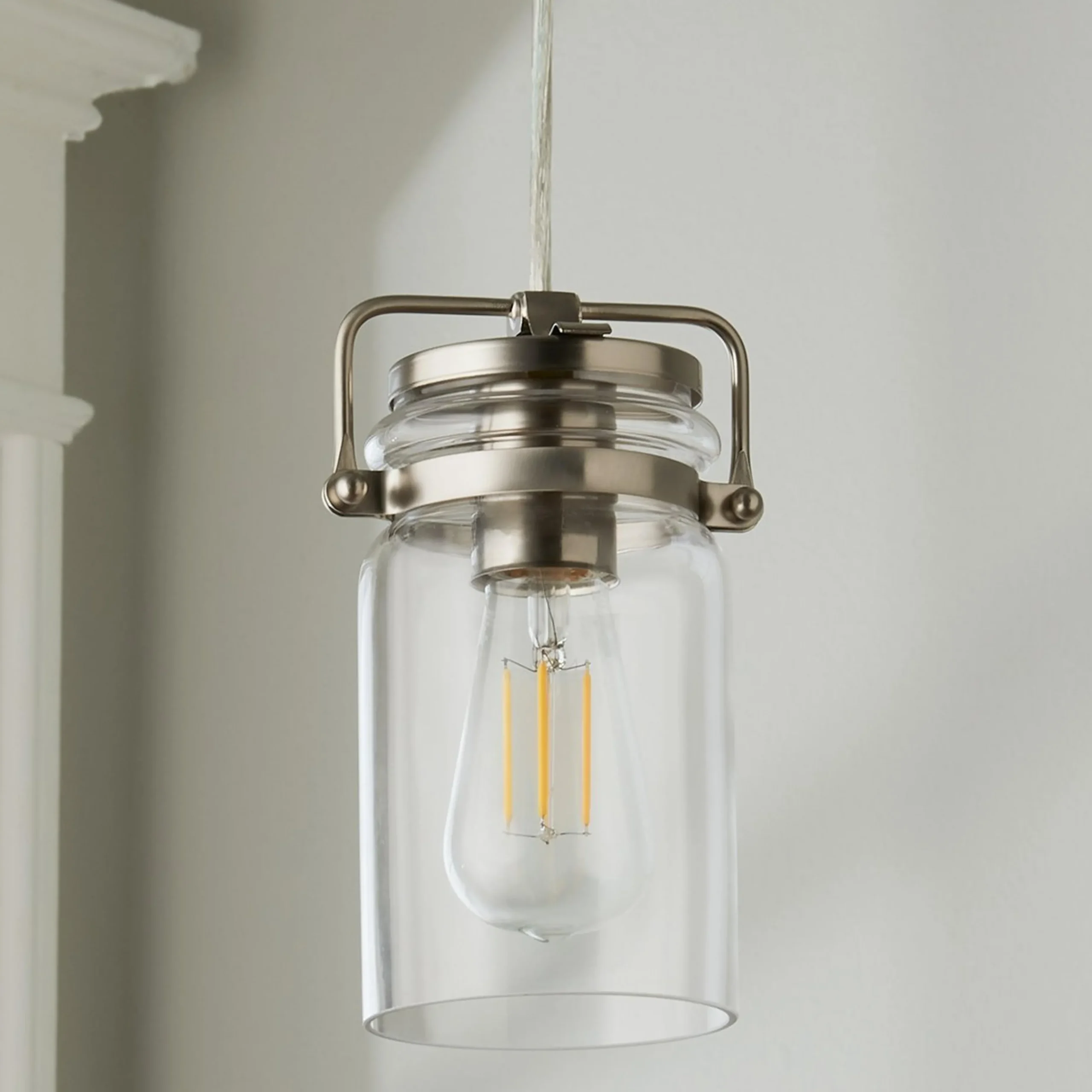 Modern Mason Jar Pendant Light