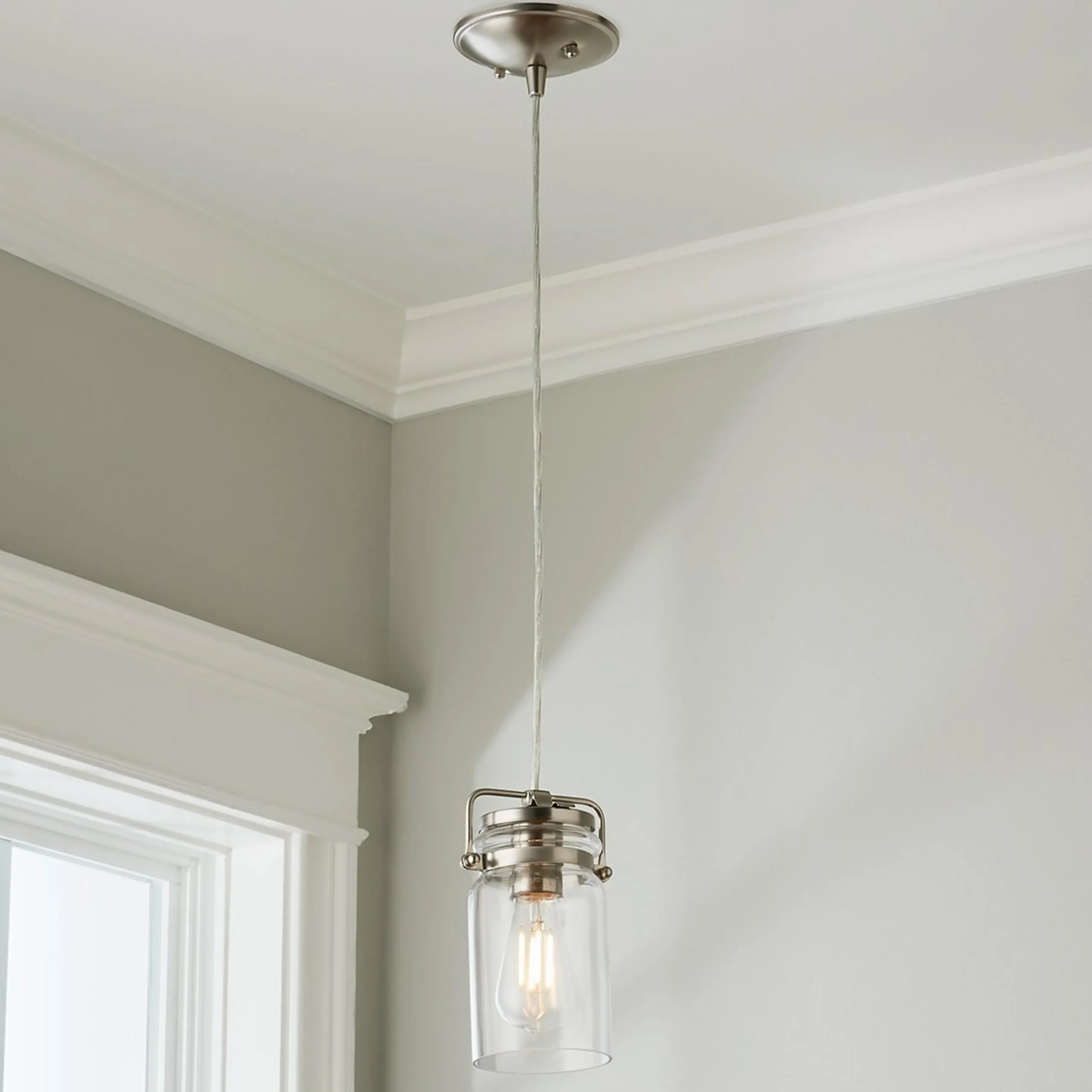 Modern Mason Jar Pendant Light