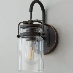 Modern Mason Jar Sconce