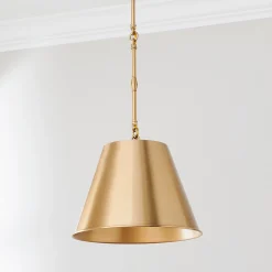 Modern Metal Shade Pendant - Small