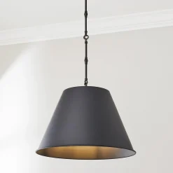 Modern Metal Shade Pendant - Large