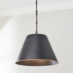 Modern Metal Shade Pendant - Large