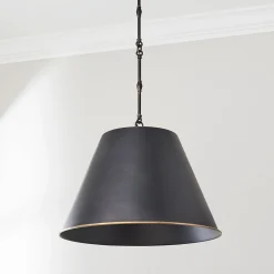 Modern Metal Shade Pendant - Large