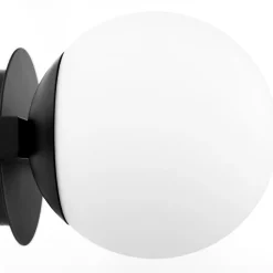 Modern Milky Globe Vanity Light - 2 Light