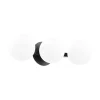 Modern Milky Globe Vanity Light - 3 Light