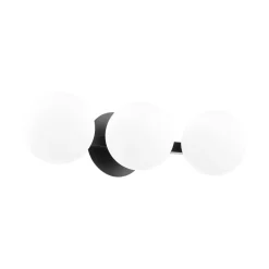 Modern Milky Globe Vanity Light - 3 Light