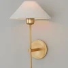 Modern Shaded Rod Sconce