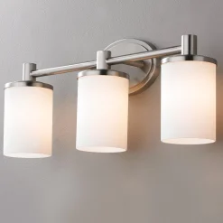 Modern Simple Cylinders Vanity Light - 3 Light