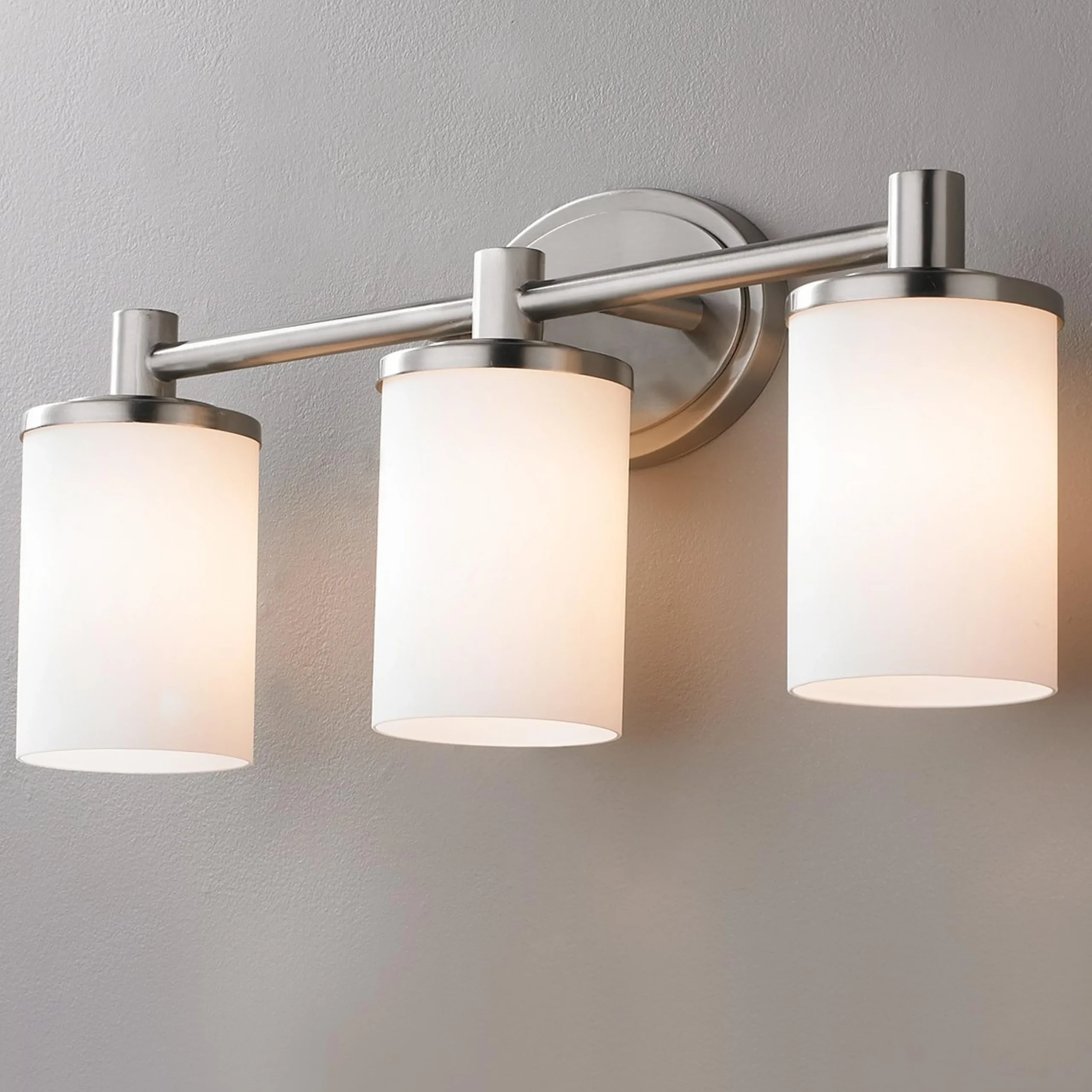 Modern Simple Cylinders Vanity Light - 3 Light