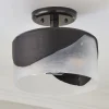Molten Midnight Semi-Flush Ceiling Light