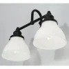 Montpelier Vanity Light - 2 Light - Milk