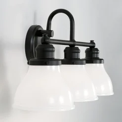 Montpelier Vanity Light - 3 Light - Milk