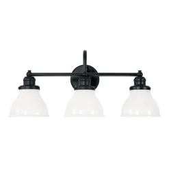 Montpelier Vanity Light - 3 Light - Milk