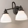 Montpelier Vanity Light - 2 Light - Milk