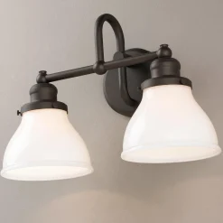 Montpelier Vanity Light - 2 Light - Milk