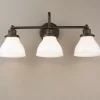Montpelier Vanity Light - 3 Light - Milk