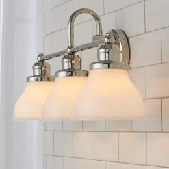 Montpelier Vanity Light - 3 Light - Milk