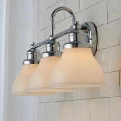 Montpelier Vanity Light - 3 Light - Milk