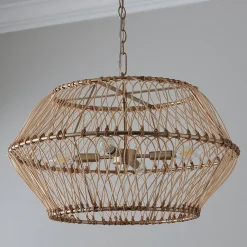 Natural Rowan Chandelier