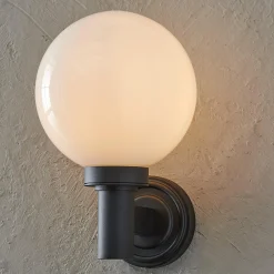 Norwich Opal Glass Outdoor Sconce