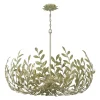 Olive Leaf Blooming Chandelier - 12 Light